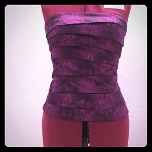 White House Black Market Corset Top